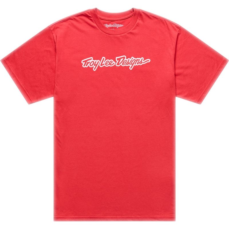 Camiseta infantil TROY LEE DESIGNS Signature - Scarlet - motoscamaralweb.com