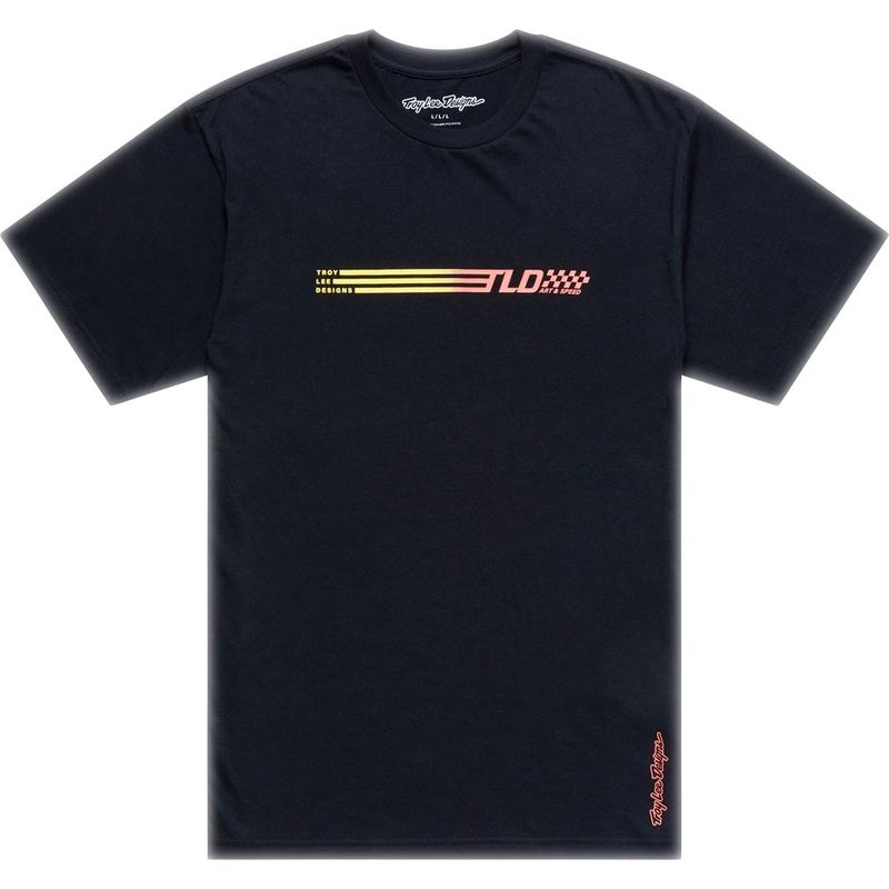 Camiseta TROY LEE DESIGNS Stripes - negro - motoscamaralweb.com