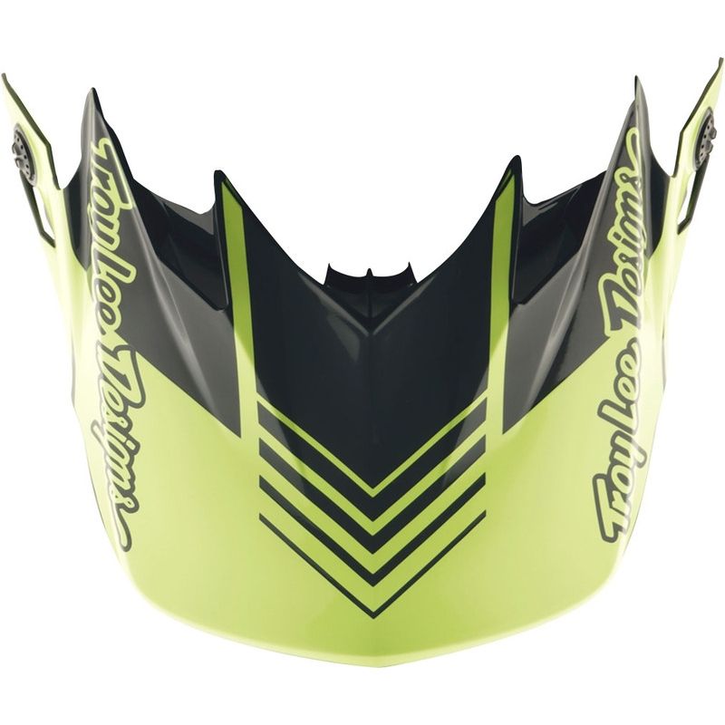 Visera TROY LEE DESIGNS GP Pro Segment - Amarillo neón/negro - motoscamaralweb.com