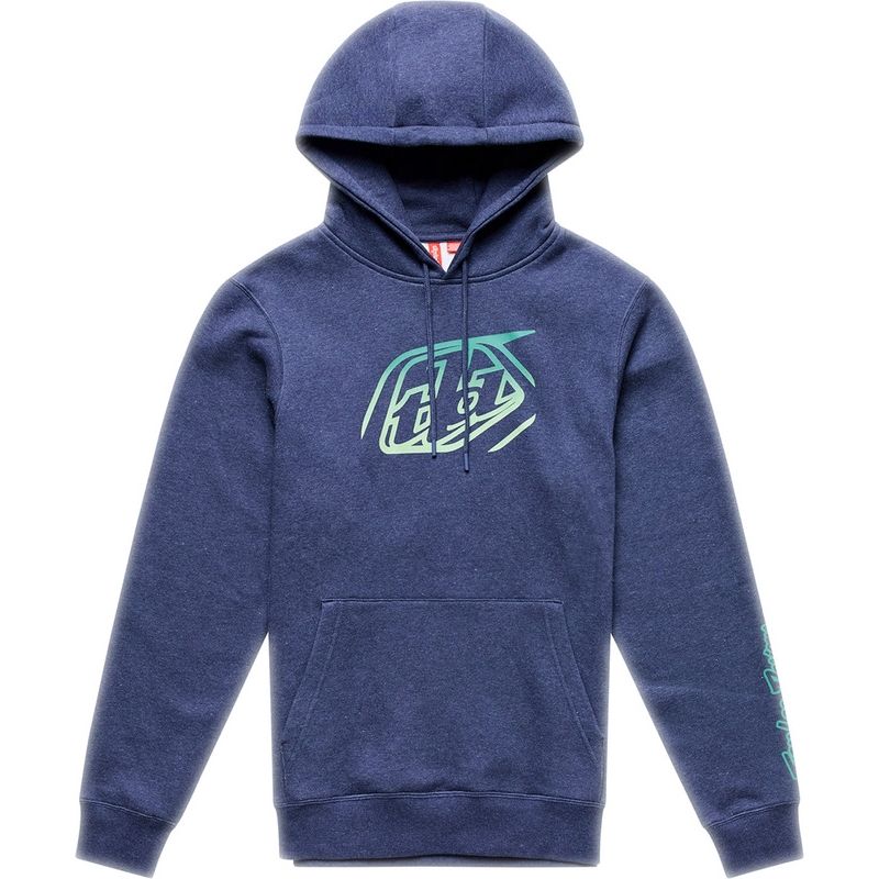 Sudadera con capucha TROY LEE DESIGNS Badge - Navy Heather - motoscamaralweb.com