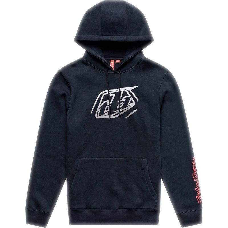 Sudadera con capucha TROY LEE DESIGNS Badge - negro/gris - motoscamaralweb.com