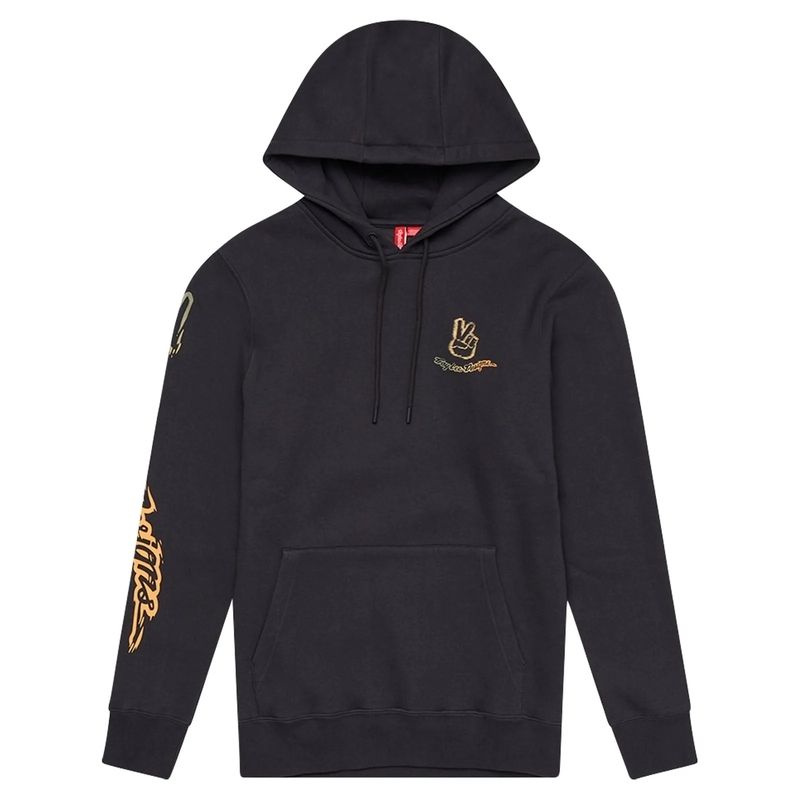 Sudadera con capucha TROY LEE DESIGNS Peace Out - Carbon - motoscamaralweb.com