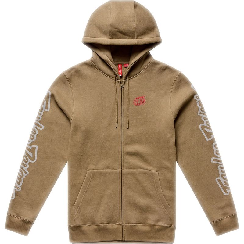 Sudadera con capucha TROY LEE DESIGNS Zip Up Badge - Sienna - motoscamaralweb.com