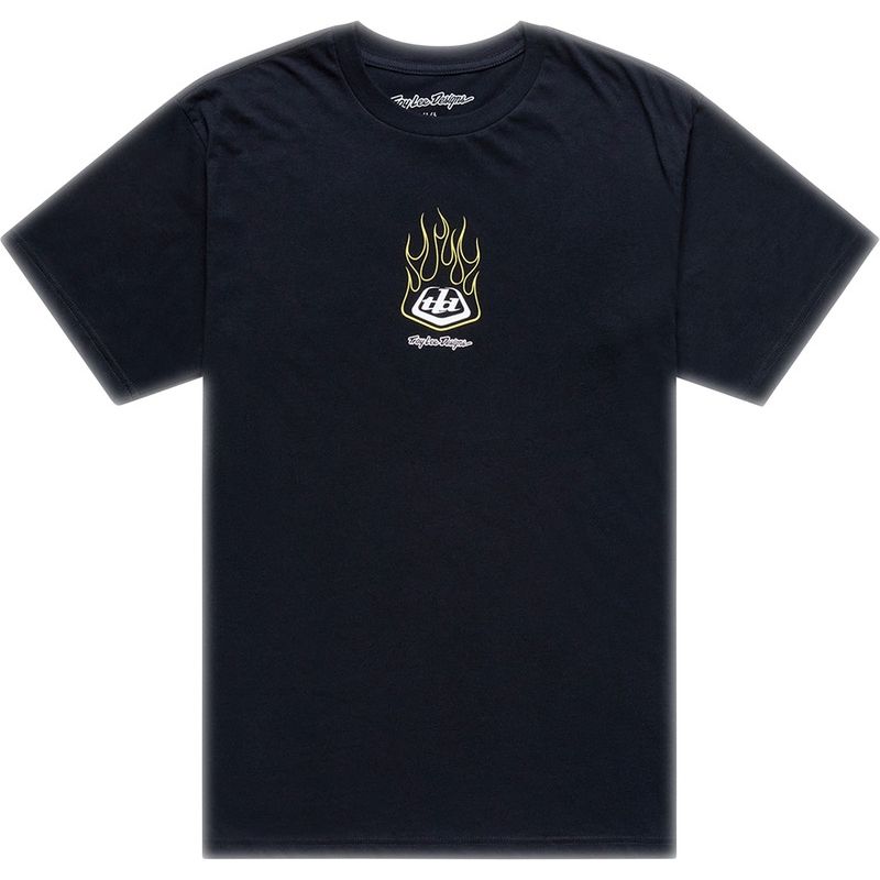 Camiseta TROY LEE DESIGNS Flame2 - negro - motoscamaralweb.com