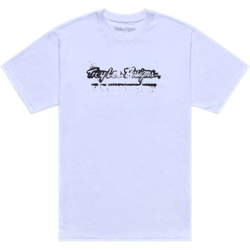 Camiseta TROY LEE DESIGNS Repeat - blanco - motoscamaralweb.com