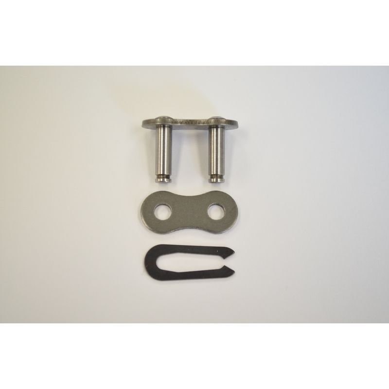 Enganche de cadena EK 420DEH SPJ (clip) - Color acero - motoscamaralweb.com