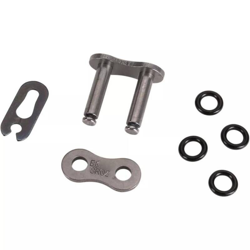 Enganche de cadena EK 520SROZ2 SKJ (clip semiprensado) - Color acero - motoscamaralweb.com