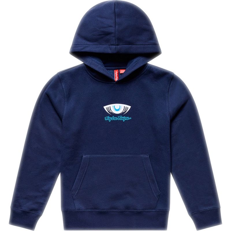 Sudadera con capucha infantil TROY LEE DESIGNS Cyborg - Navy - motoscamaralweb.com