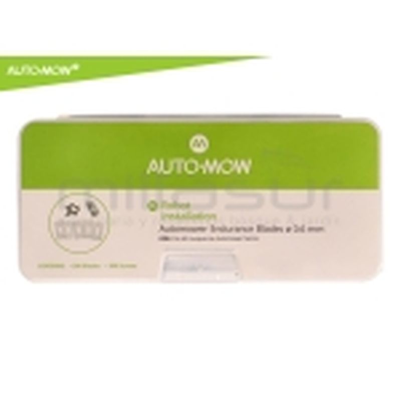 JUEGO 300 CUCHILLAS ALTA RESITENCIA C/ TORNILLOS ROBOT CORTAC. HUSQVARNA - motoscamaralweb.com