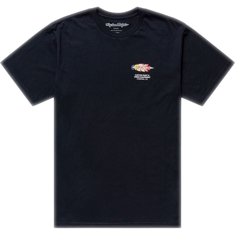 Camiseta TROY LEE DESIGNS Feather - negro - motoscamaralweb.com