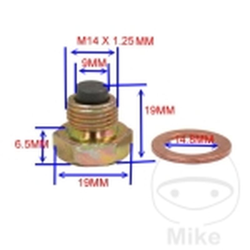 Tornillo Drenaje Aceite Magnético JMP M14x1.25 | Motos Camaral