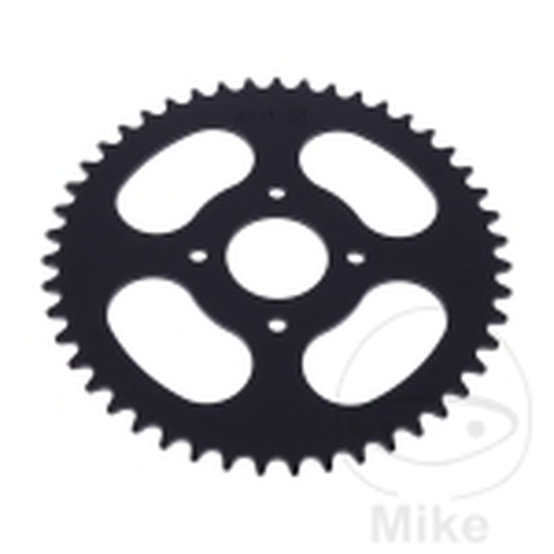 Corona 47 Dientes Paso 415 Negra | Ø42.5/66 | Motos Camaral