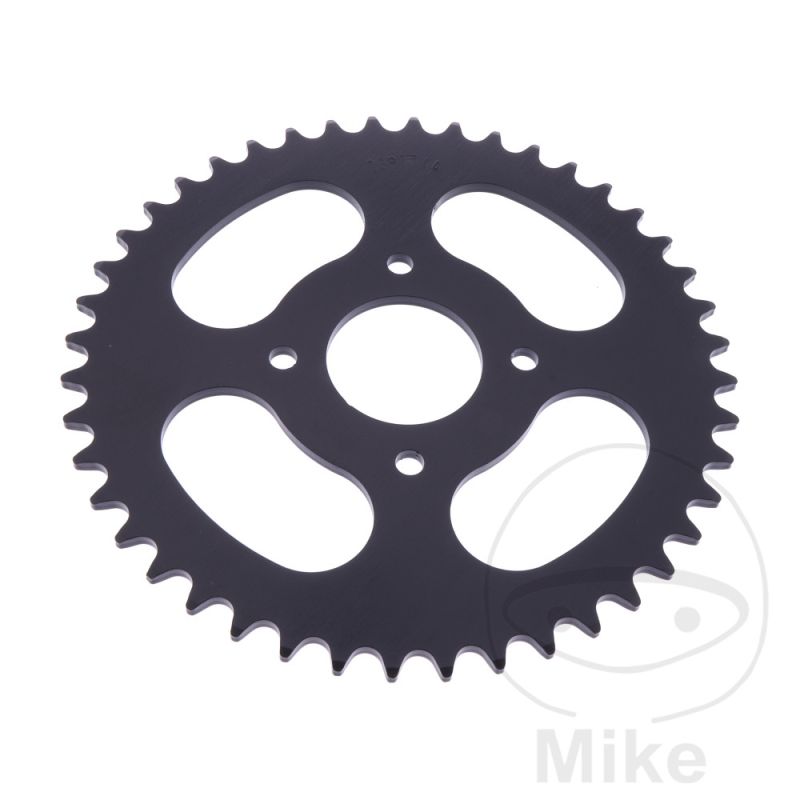 Corona 44 Dientes Paso 415 Negra | Recambio Moto | Motos Camaral