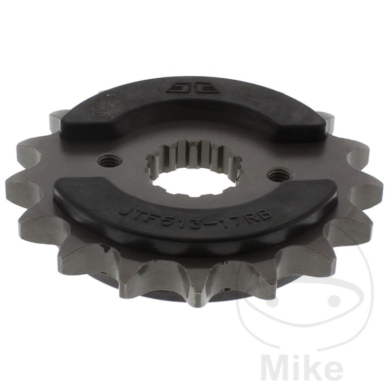Piñón 17 Dientes Paso 530 con Goma | Motos Camaral
