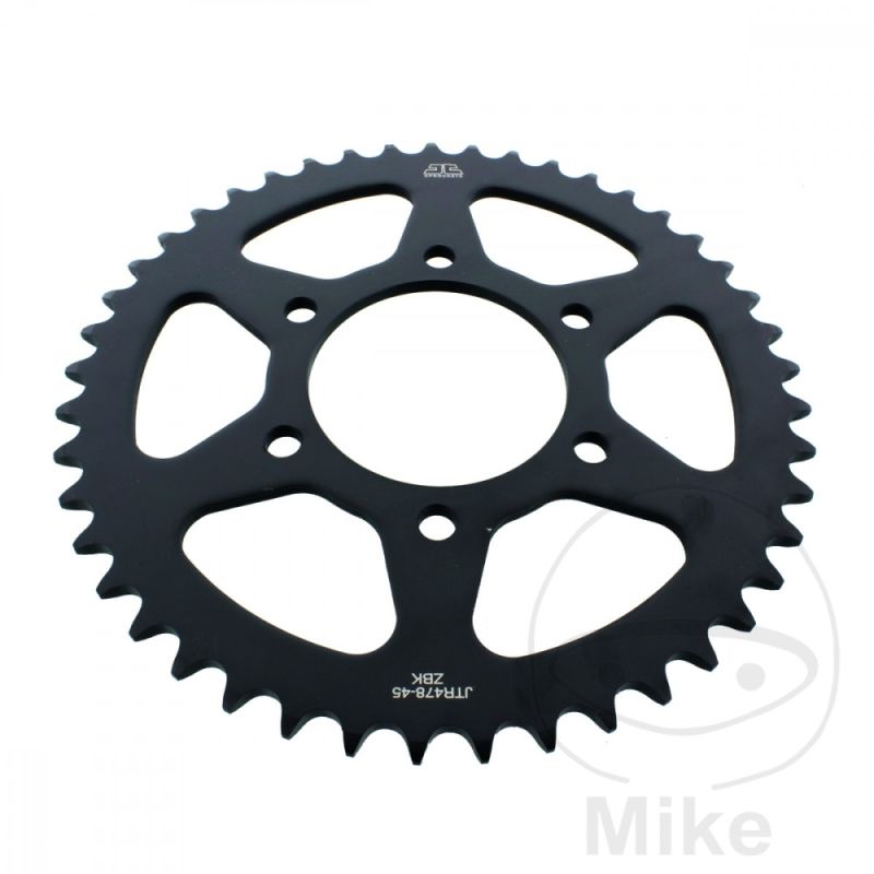 Corona 45D Paso 520 Negra Ø80/104 | Motos Camaral