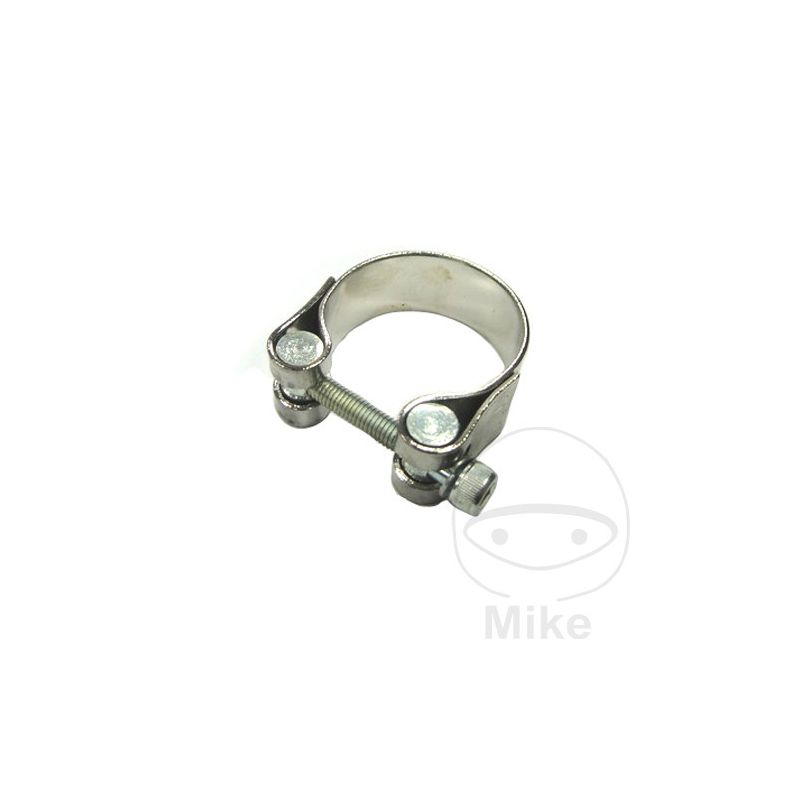 Abrazadera de Escape Cromada 38mm JMP | Motos Camaral