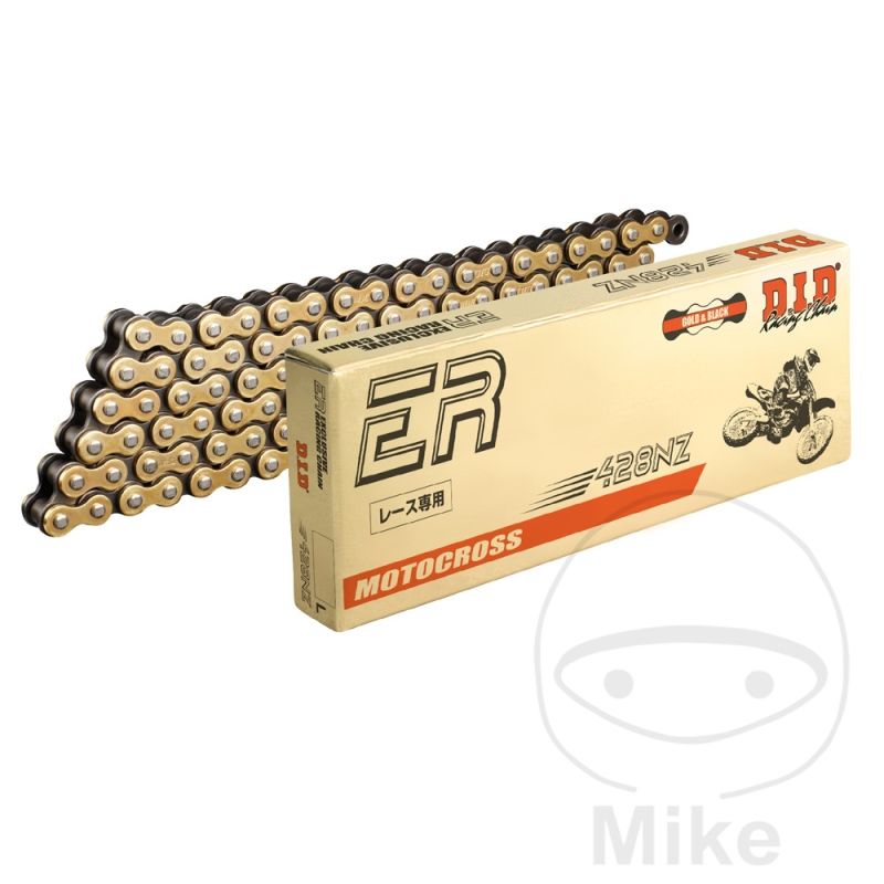 Cadena DID 428NZ G&amp;B 126 eslabones sin retén | Motos Camaral