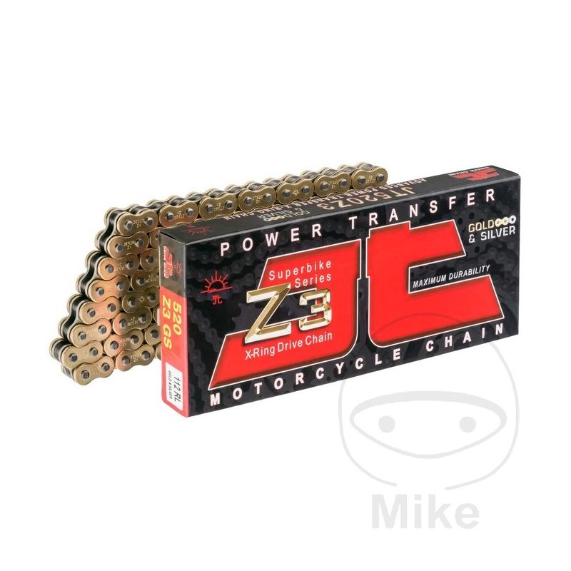 Cadena JT X-Ring 520Z3 114 Eslabones | JT | Motos Camaral