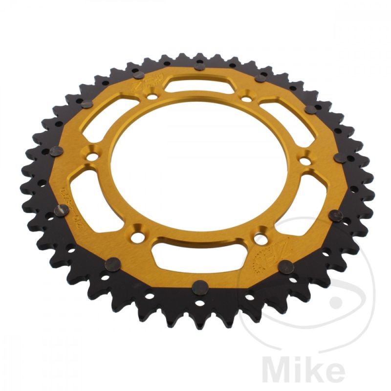 Corona Dual ZF 48 Dientes Paso 520 Dorada | Motos Camaral