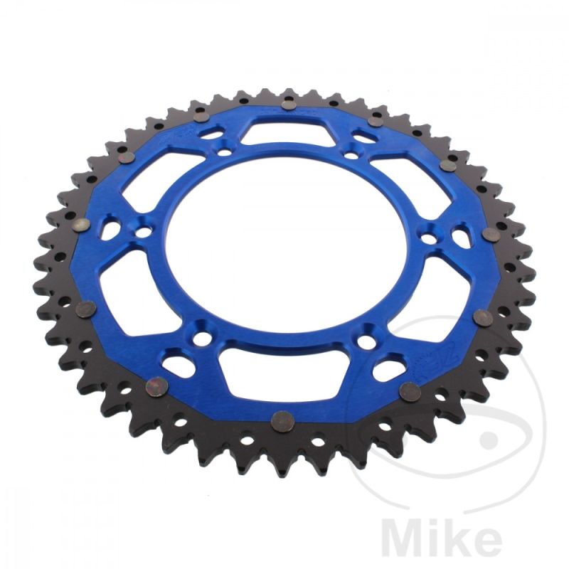 Corona Dual ZF 50D Paso 520 Azul | ZF | Motos Camaral