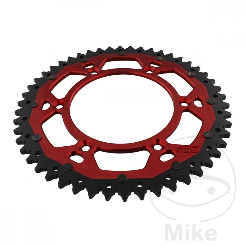 Corona ZF Dual 50 Dientes Paso 520 Rojo | Motos Camaral