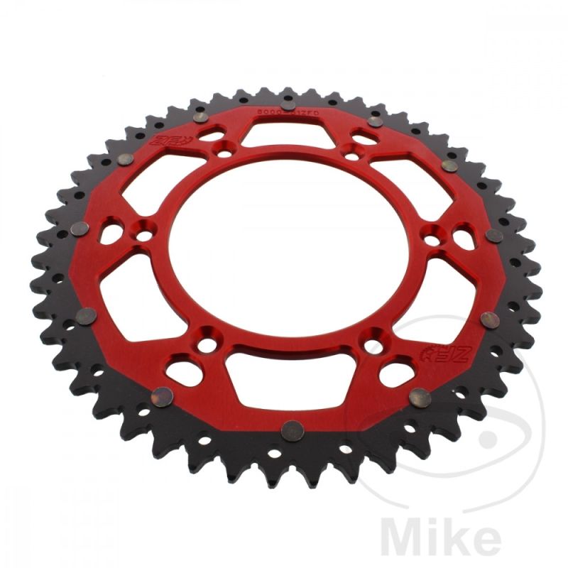 Corona Dual ZF 51 Dientes Paso 520 Roja | Motos Camaral