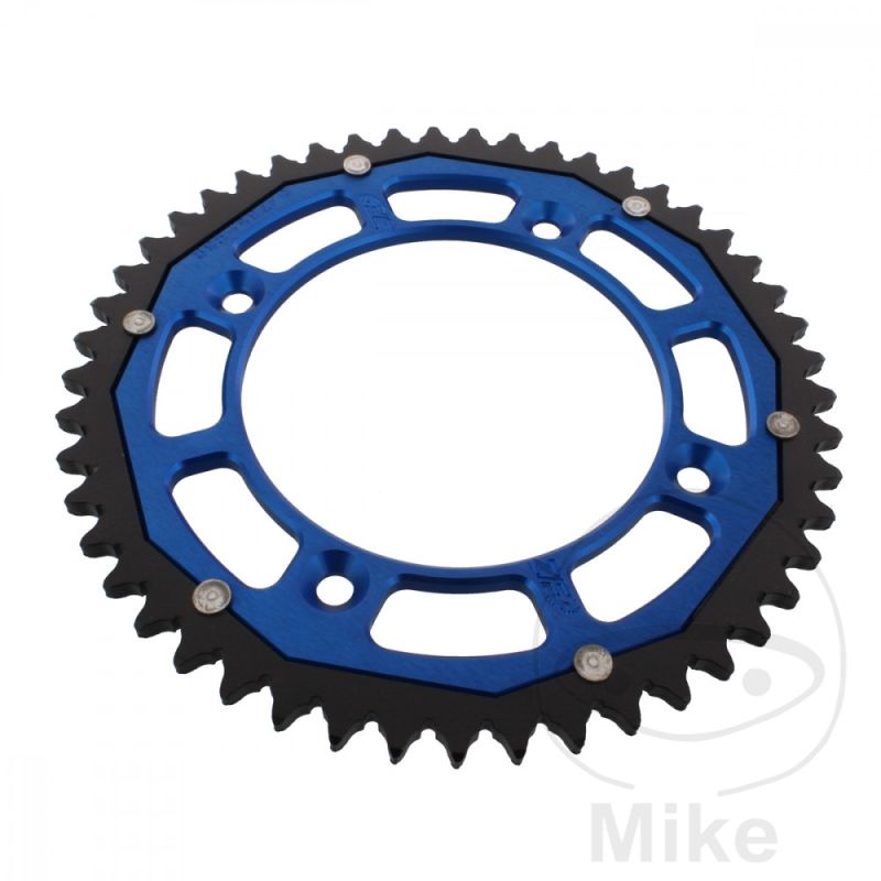 Corona Dual ZF 49 Dientes Paso 428 Azul | Motos Camaral