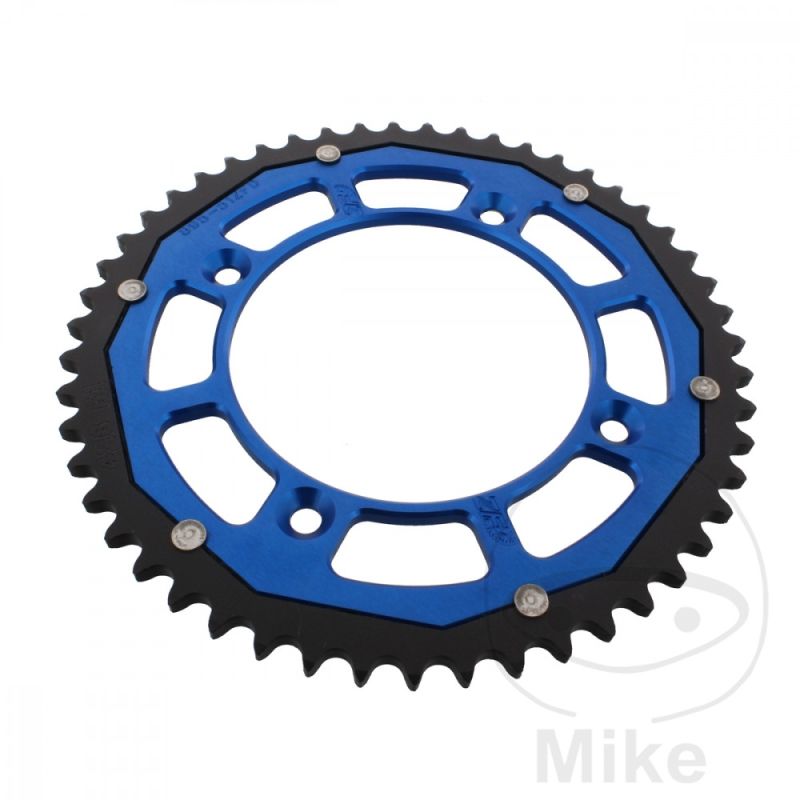 Corona Dual ZF 51 Dientes Paso 428 Azul | Motos Camaral