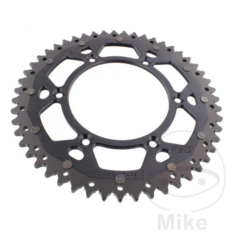 Corona ZF Dual 51 Dientes Paso 520 Negra | Motos Camaral