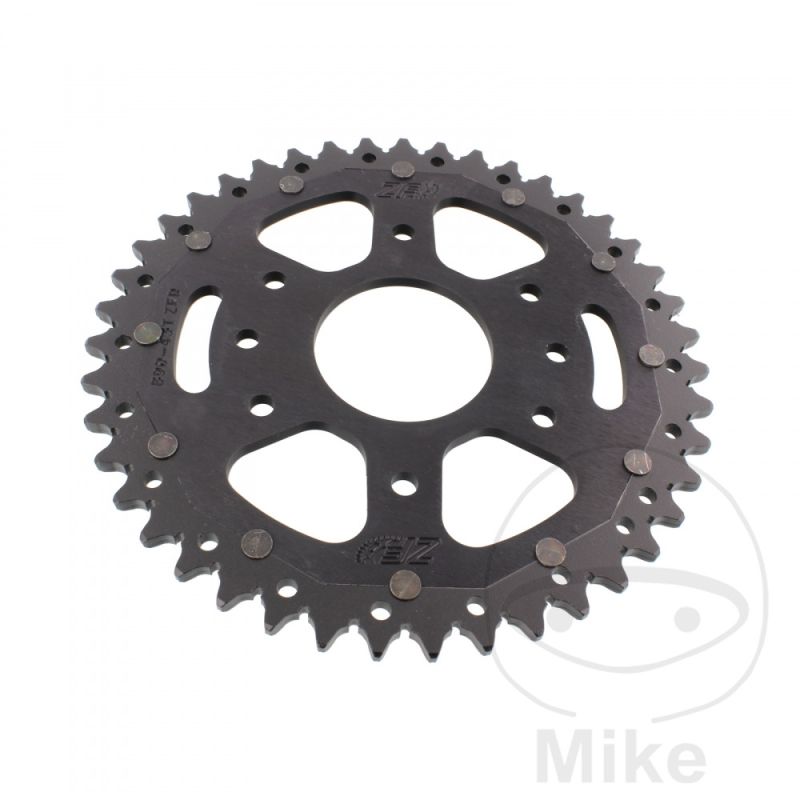 Corona Dual ZF 43 Dientes Paso 520 Negra | Motos Camaral
