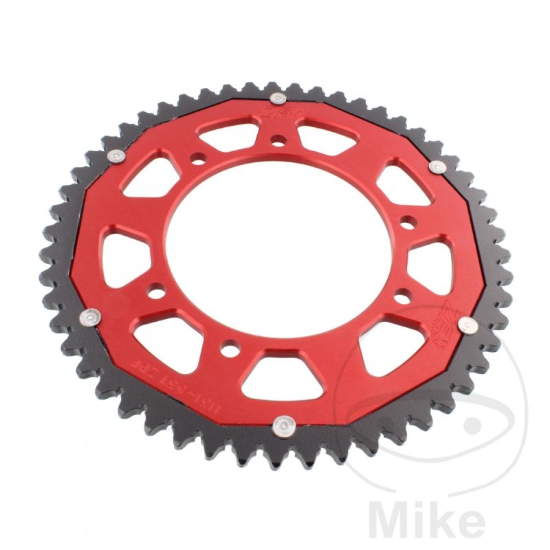 Corona ZF Dual 53 Dientes Paso 420 Roja | Motos Camaral