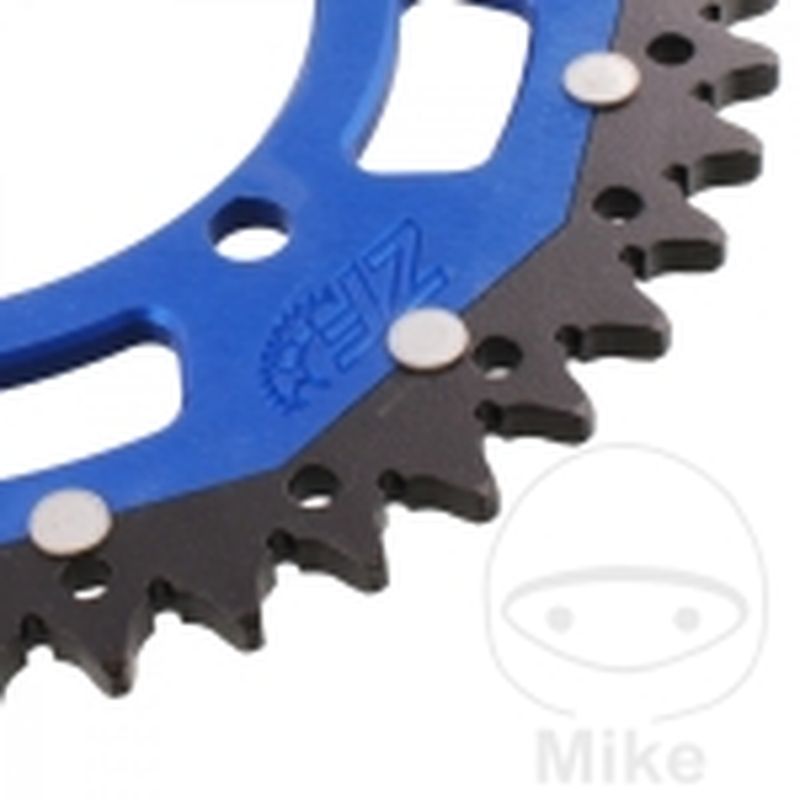 Corona Dual ZF 45 Dientes Paso 520 Azul | Motos Camaral