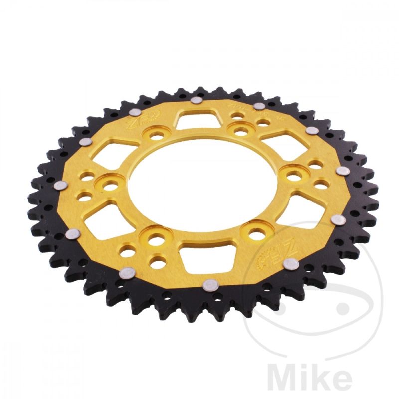 Corona ZF Dual 45 Dientes Paso 520 Dorada | Motos Camaral