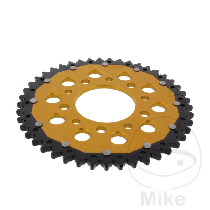 Corona Dual ZF 45 Dientes Paso 525 Dorada | Motos Camaral