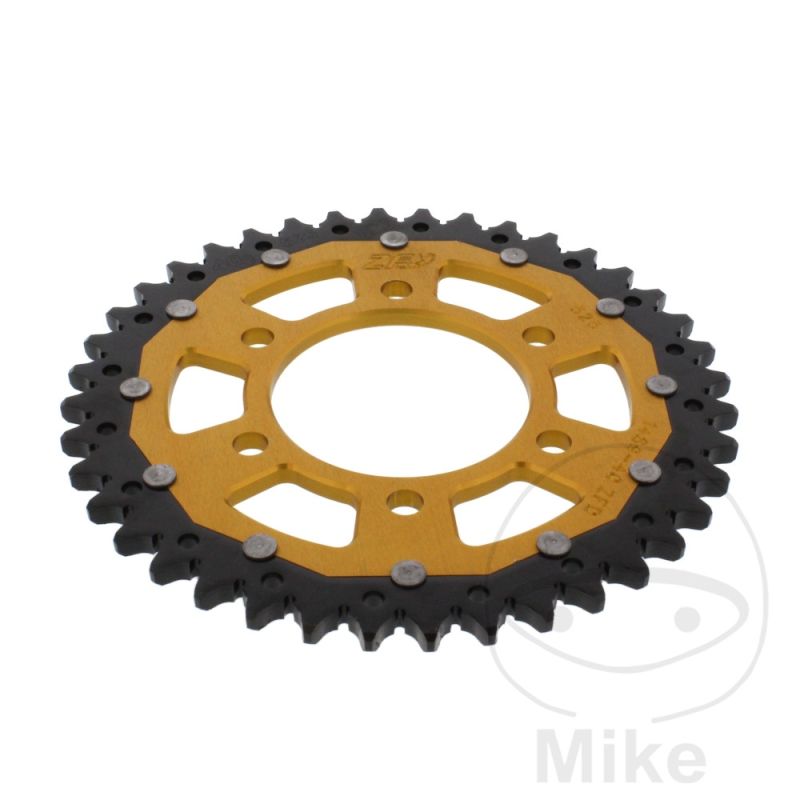 Corona Dual ZF 40 Dientes Paso 525 Dorada | Motos Camaral