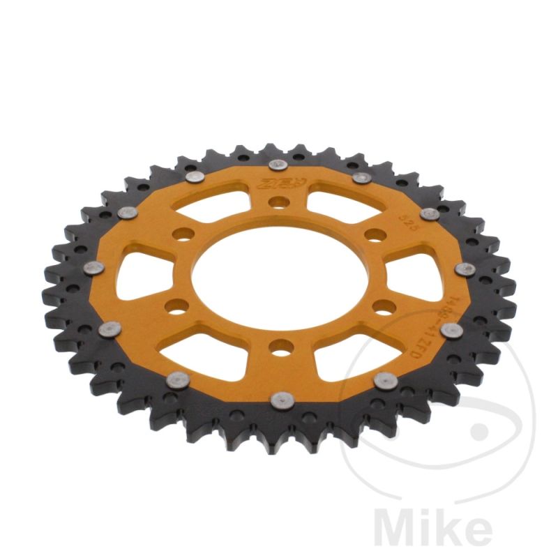 Corona Dual ZF 41 Dientes Paso 525 Dorada | Motos Camaral