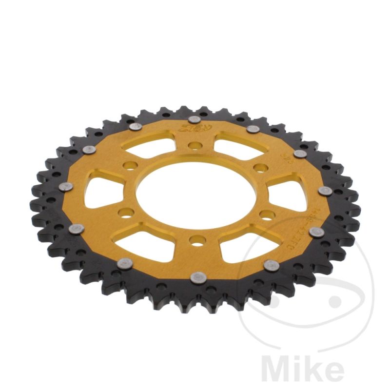 Corona Dual ZF 42 Dientes Paso 525 Dorada | Motos Camaral