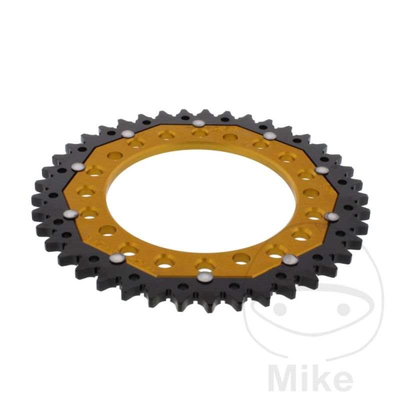 Corona ZF Dual 41 Dientes Paso 525 Dorada | Motos Camaral