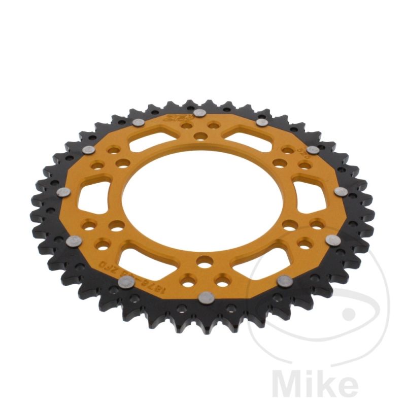 Corona Dual ZF 45 Dientes Paso 525 Dorada | Motos Camaral