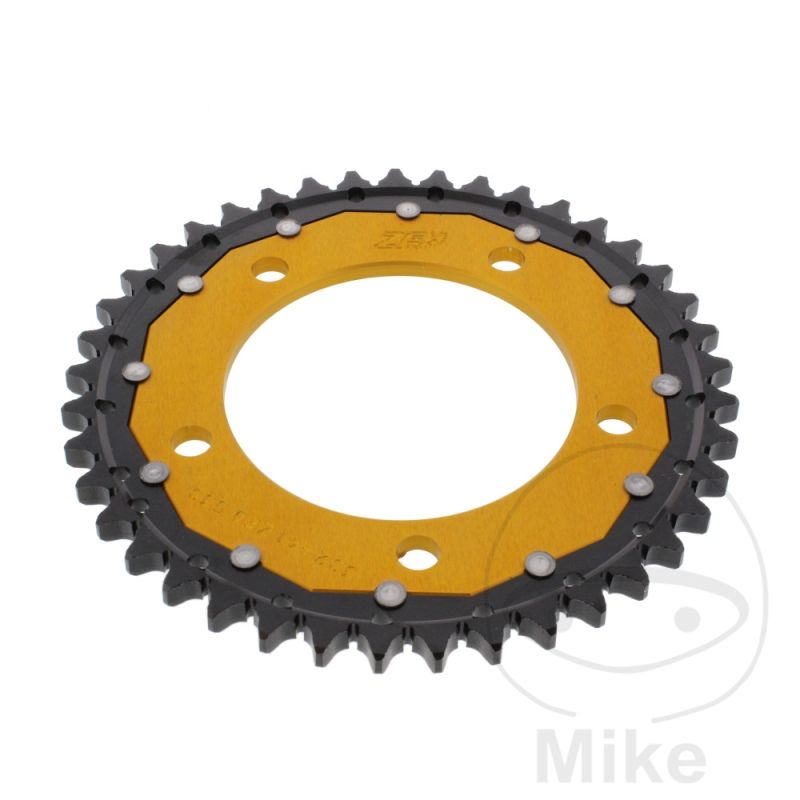 Corona Dual ZF 41 Dientes Paso 530 Dorada | Motos Camaral