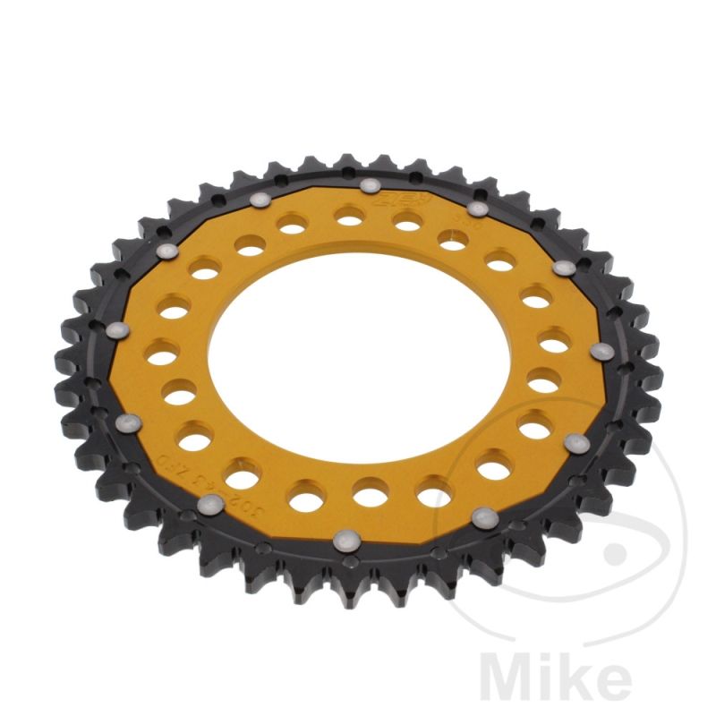 Corona ZF Dual 43 Dientes Paso 530 Dorada | Motos Camaral