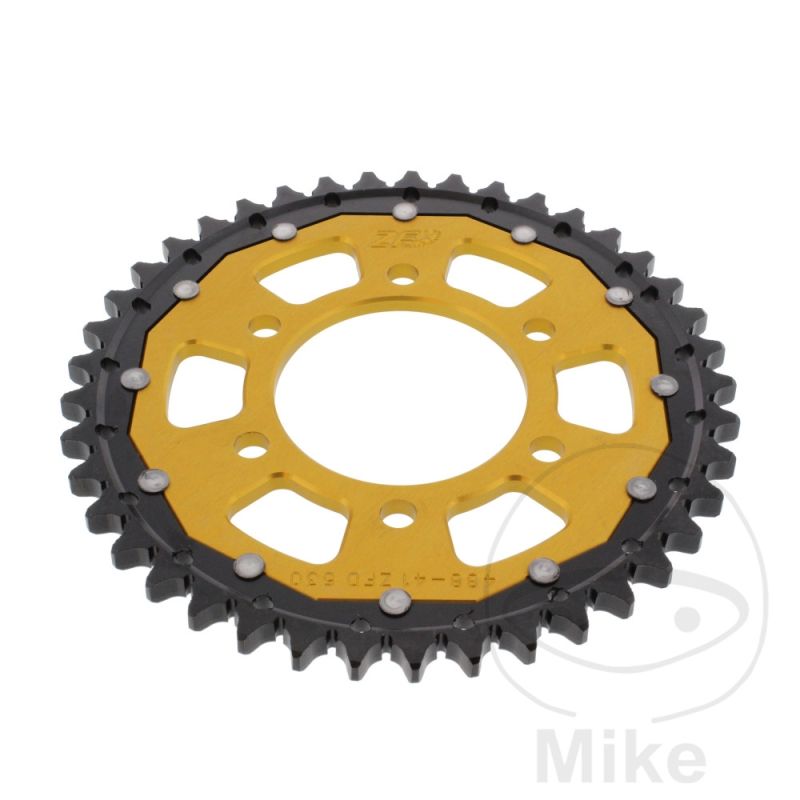 Corona Dual ZF 41 Dientes Paso 530 Dorada | Motos Camaral