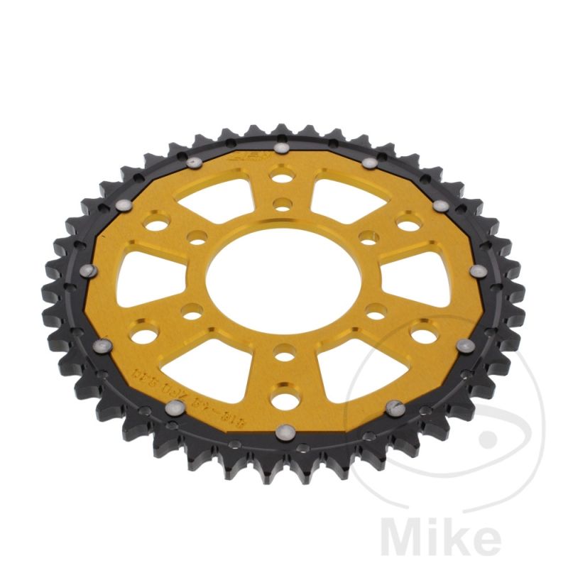 Corona ZF Dual 45 Dientes Paso 530 Dorada | Motos Camaral