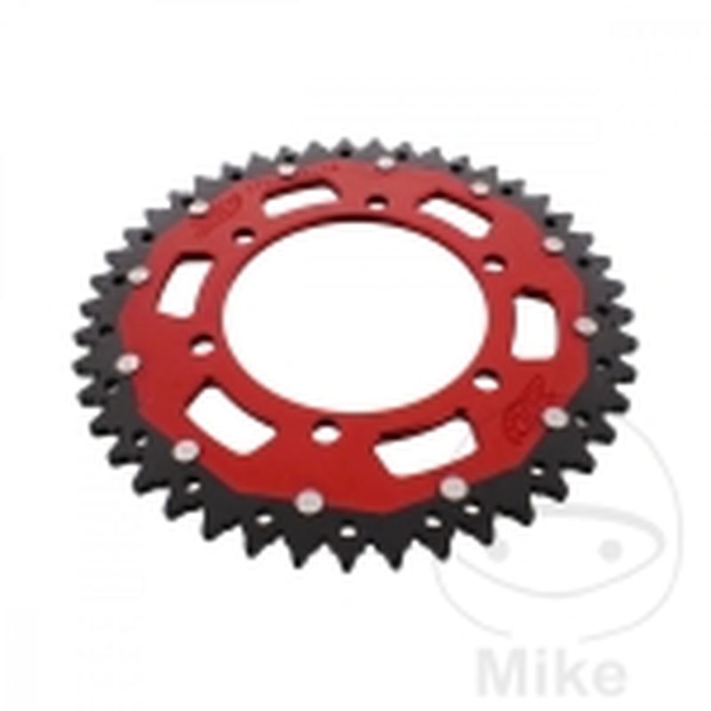 Corona Dual ZF 45 Dientes Paso 520 Roja | Motos Camaral