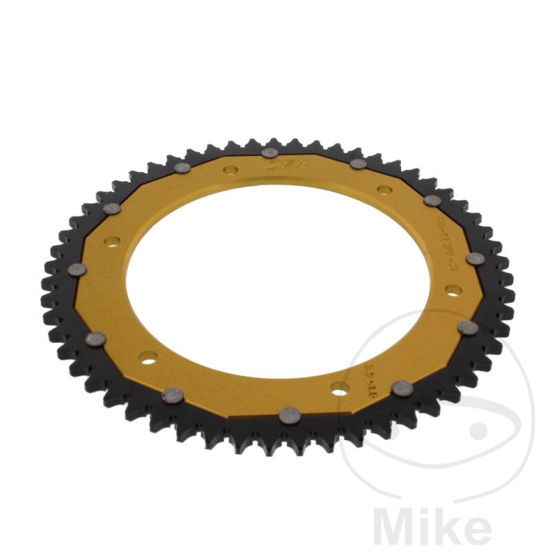 Corona Dual ZF 57 Dientes Paso 428 Dorada | Motos Camaral