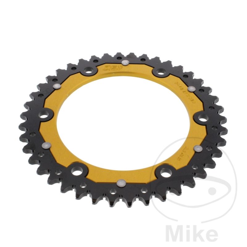 Corona Dual ZF 42 Dientes Paso 525 Dorada | Motos Camaral