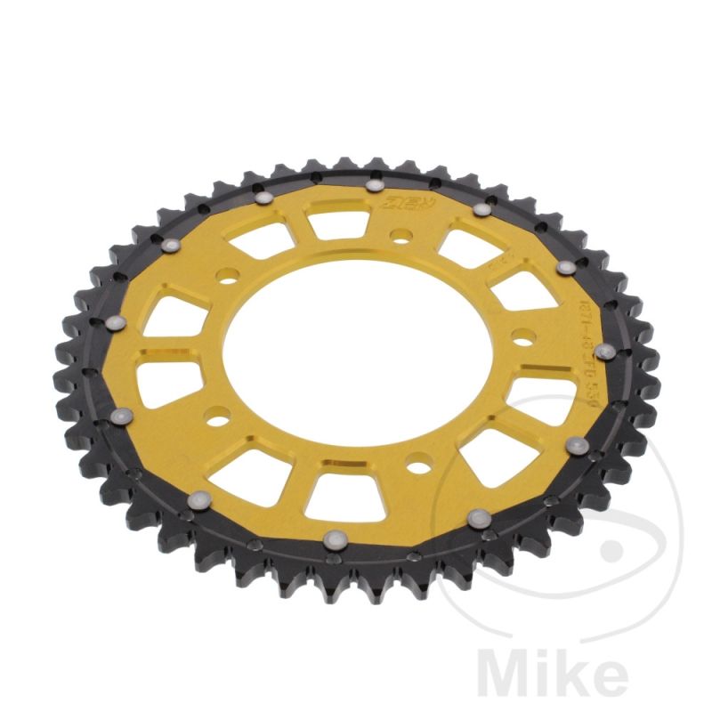 Corona Dual ZF 48 Dientes Paso 530 Dorada | Motos Camaral