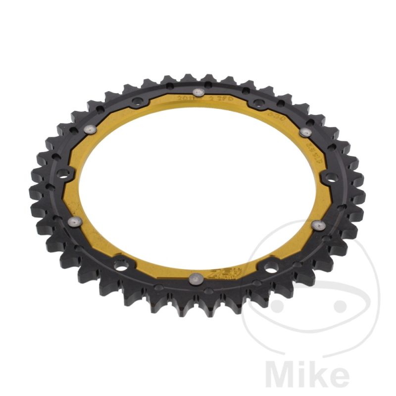Corona Dual ZF 42 Dientes Paso 530 Dorada | Motos Camaral