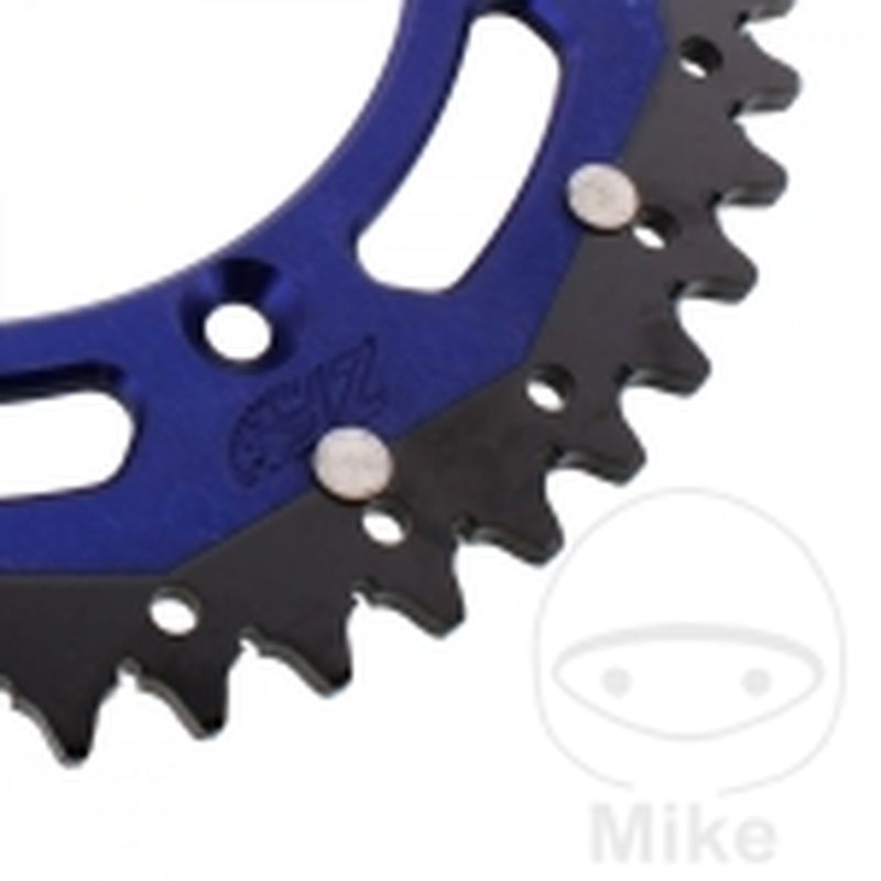 Corona Dual ZF 48 Dientes Paso 520 Azul | Motos Camaral