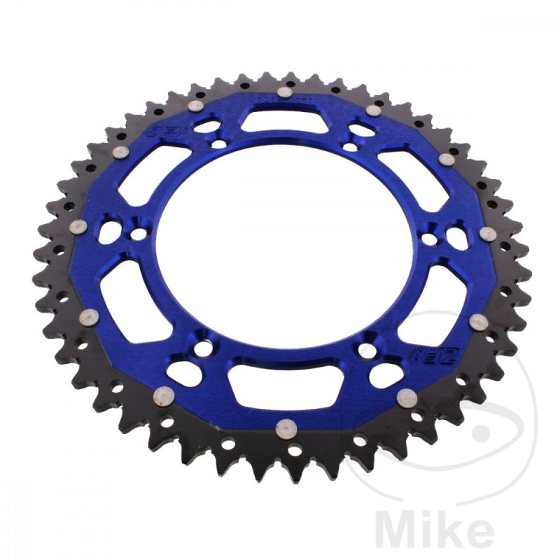 Corona Dual ZF 51 Dientes Paso 520 Azul | Motos Camaral